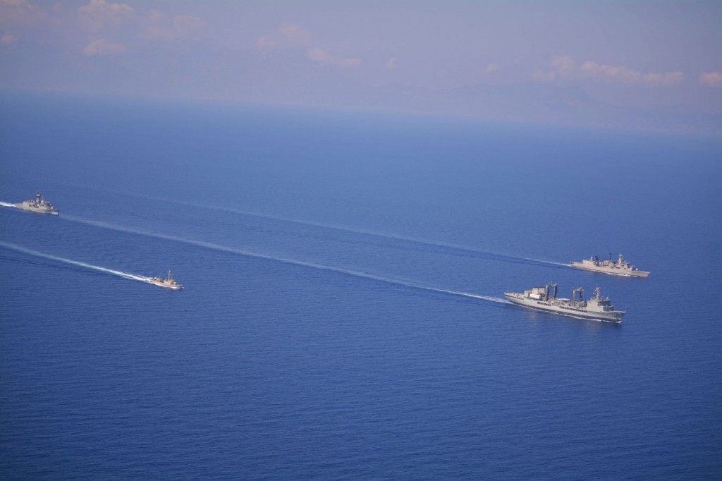 Σκάφη του ΠΝ ασκούνται με το Ναυτικό της Αυστραλίας & ΝΖηλανδίας στην Περιοχή Καρπάθου ρόδου [photo]