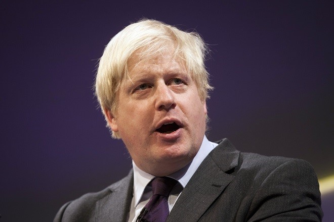Boris Johnson, mayor of London, speaks during the Confederation of British Industry (CBI) annual conference at the Grosvenor House hotel in London, U.K., on Monday, Nov. 19, 2012. U.K. Prime Minister David Cameron said he plans to make it harder to apply for judge-led reviews of government decisions in the U.K., arguing the current system and other red tape are holding back projects needed to boost growth. Photographer: Simon Dawson/Bloomberg via Getty Images