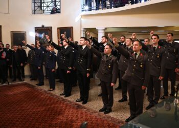 Τελετή ορκωμοσίας των Εφέδρων Εν Ενέργεια Αξιωματικών Ολυμπιονικών