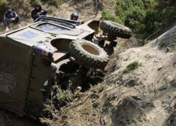 Ανατροπή Στρατιωτικού Οχήματος …4 Οπλίτες τραυματίες (UPD)