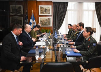 Συνάντηση ΥΦΕΘΑ Ιωάννη Κεφαλογιάννη με τον Υπουργό Επικρατείας της Ουκρανίας Oleh Nemchinov