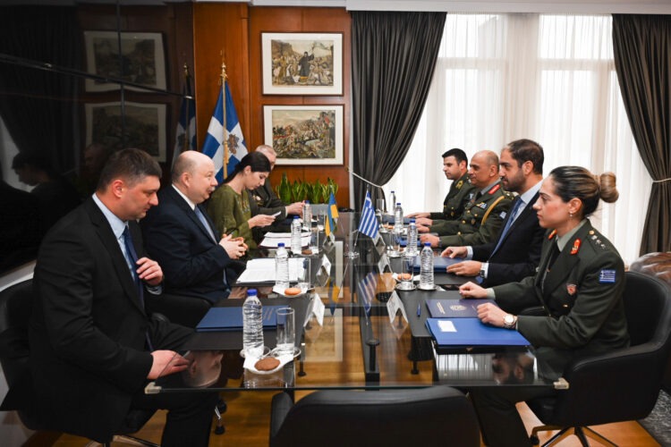 Συνάντηση ΥΦΕΘΑ Ιωάννη Κεφαλογιάννη με τον Υπουργό Επικρατείας της Ουκρανίας Oleh Nemchinov