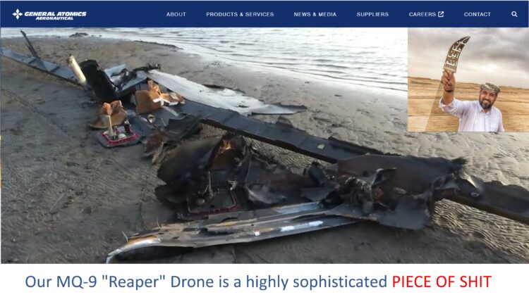 Κατάρριψη UAV MQ-9 Reaper των ΗΠΑ ανοικτά των ακτών της Υεμένης (video)