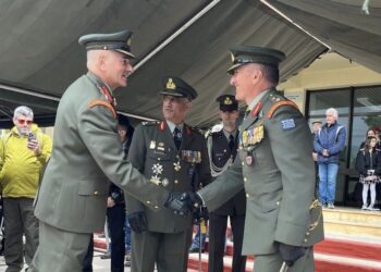 Παράδοση-Παραλαβή Διοίκησης της (5ης Α/Μ ΤΑΞ «V Μεραρχία Κρητών»)