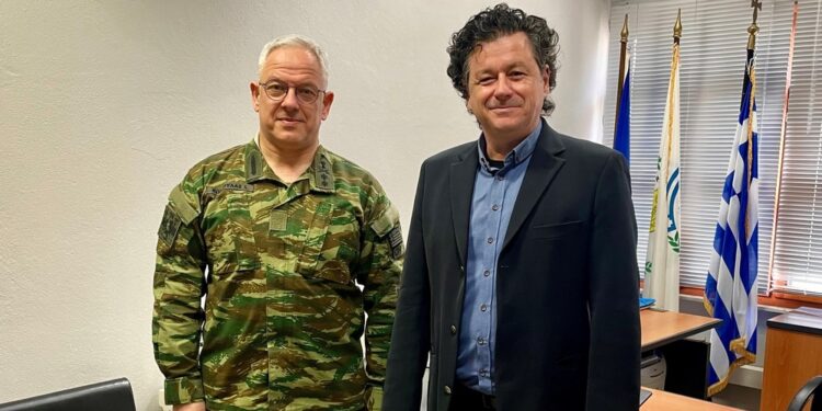 Συνάντηση με το Στρατηγό της 16ης  είχε ο Δήμαρχος Ορεστιάδας