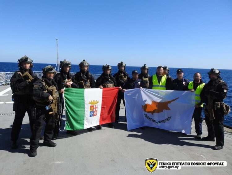 Άσκηση του Ναυτικού της Κύπρου με τη Φ/Γ ITS BERGAMINI της Ιταλίας «CYP/ITA – 02/2024»