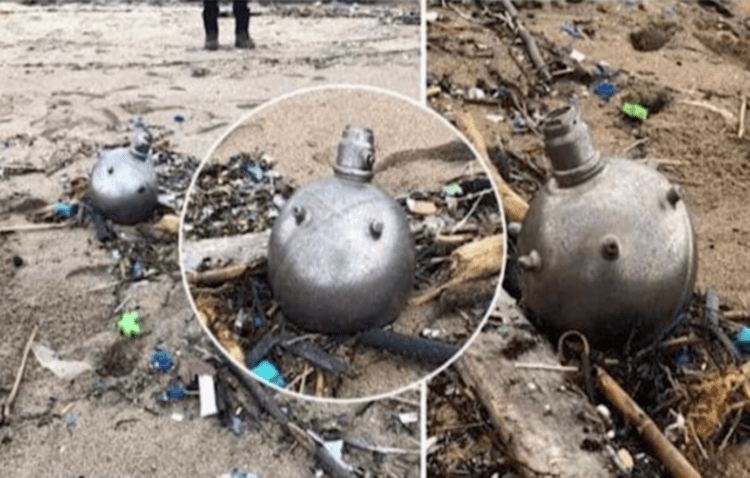 Νάρκη ξεβράστηκε στο νησί της Ρόδου …προερχόμενη απο την Ουκρανία