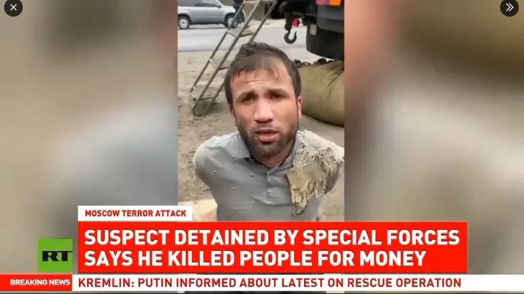 Μόσχα: Βίντεο ντοκουμέντο με την ανάκριση συλληφθέντα – «Μου έταξαν μισό εκατομμύριο ρούβλια για να τους σκοτώσω»