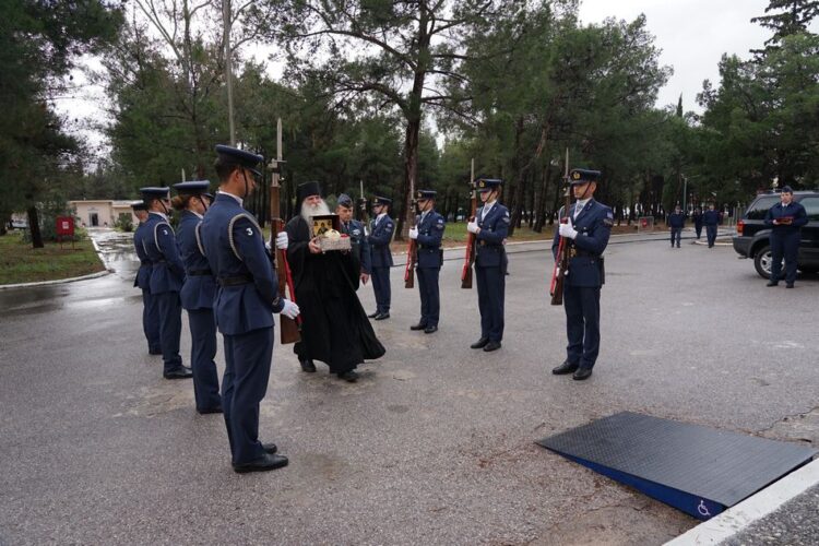 Ευλογία στη ΣΜΥΑ :Άφιξη Τίμιας Κάρας Οσίου Δαυίδ εν Ευβοία στη Σχολή
