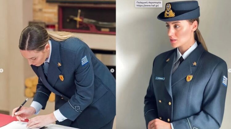 Ορκίστηκε Ανθυποσμηναγός της ΠΑ η Ολυμπιονίκης μας Κορακάκη