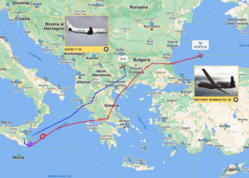 Νατοϊκών εναερίων αποστολών επιτήρησης στην περιοχή της Μαύρης Θάλασσας…δια μέσω Ελλάδος