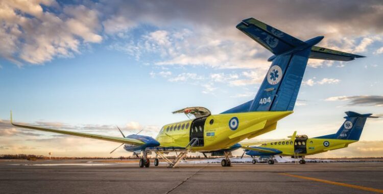 Τα Α/Φ “Beechcraft King Air 350C” της 356 Μοίρας…Σώζουν Κόσμο & Κοσμάκη (video)