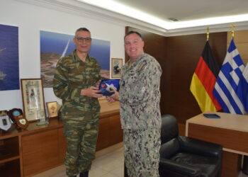 Στο Π.Β.Κ  o Διοικητής του USA Navy Ευρώπης, Αφρικής και Νοτιοδυτικής Ασίας