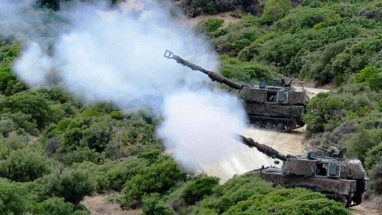 Βολές όπλων καμπύλης και ευθυτενούς τροχιάς στον “Π.Β του ΑΕΤΟΥ”