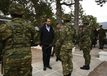 Περιοδεία σε Σχηματισμούς -Μονάδες & Φυλάκια του Έβρου ο ΥΦΕΘΑ