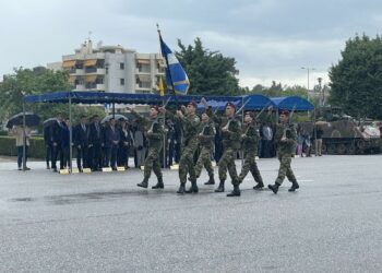 Με κάθε επισημότητα οι εορτασμοί για τον Άγιο Γεώργιο, προστάτη του Στρατού Ξηράς στην 1η Στρατιά (vid)