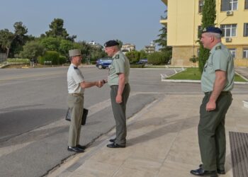 Επίσημη Επίσκεψη του Διοικητή των Χερσαίων Δυνάμεων της Γαλλίας Αντιστρατήγου Bertrand Toujouse
