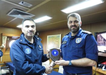 Στη Φρεγάτα “ΥΔΡΑ” με Ε/Π  ο …Διοικητής των Δυνάμεων της Ε.Ε “ASPIDES”