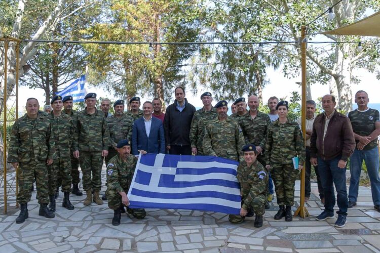 Ο Υφυπουργός επισκέφθηκε την έδρα της Τακτικής  Διοίκησης 41ου Συντάγματος  Πεζικού (ΤΔ/41 ΣΠ)