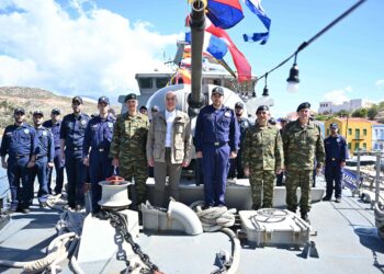 Ο ΥΕΘΑ Δένδιας  στη ΤΠΚ «Κρυσταλλίδης» και στη ΔΑΝ Μεγίστης την Κυριακή του Πάσχα (vid)