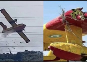 Canadair προσέκρουσε σε πεύκο…H εμπειρία του Χειριστή απέτρεψε τα χειρότερα  ( video)