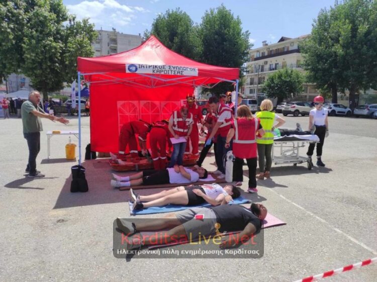 Διακλαδική άσκηση σεισμού στην Καρδίτσα (video)