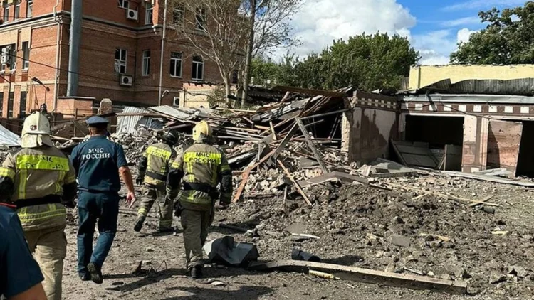 Πυρκαγιά σε πετρελαϊκές αποθήκες στo Ροστόφ από επίθεση ουκρανικού μη επανδρωμένου αεροσκάφους