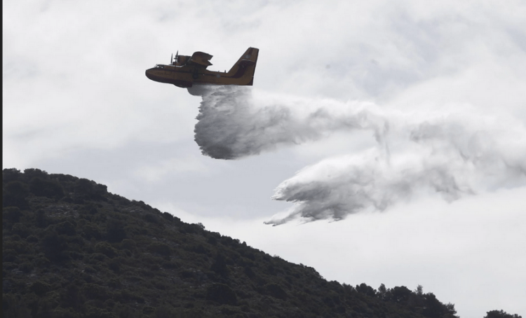 Πυρκαγιά στην Αμφίπολη …Επιχειρούν και 2 Αεροσκάφη