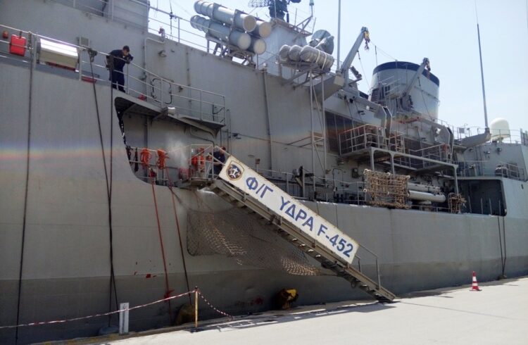 Επιστρέφει τη Πέμπτη η Φρεγάτα «ΥΔΡΑ» σε Ελληνικά νερά
