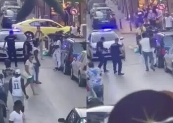 Κατάντια : Λαθρομετανάστης Έδειρε αστυνομικούς  στο κέντρο της Αθήνας (vid)