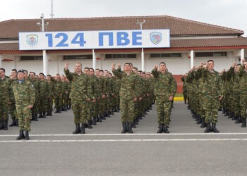 Ορκωμοσία Κληρωτών της Β’ ΕΣΣΟ 2024 στην 124 ΠΒΕ