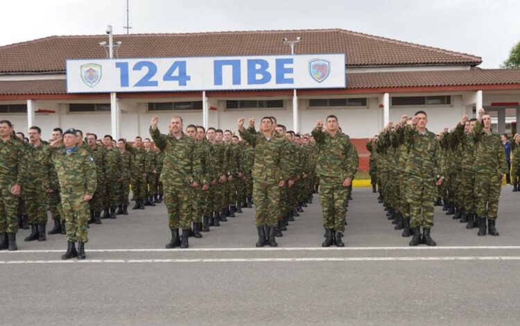 Ορκωμοσία Κληρωτών της Β’ ΕΣΣΟ 2024 στην 124 ΠΒΕ