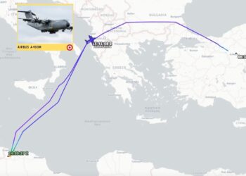 Τουρκικό Airbus A400M  υπερίπταται στα Βόρεια Σύνορα …Εφοδιάζοντας τη Λιβύη