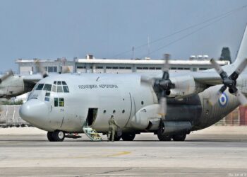 C-130 καθηλώθηκε στο αεροδρόμιο της Κεφαλονιάς