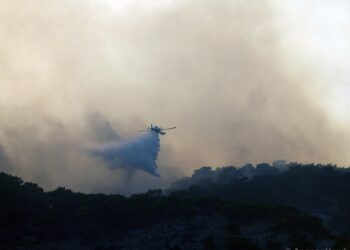 Εντυπωσίασαν τα ελαφρά Α/Φ ΑΤ-802F (TRACTOR) στη φωτιά της νήσου Χίου (video)