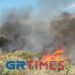 Πυρκαγιά στην Εθνική Θεσσαλονίκης – Σερρών: Κινητοποίηση με εναέρια και επίγεια μέσα