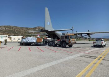 Στην 112ΠΜ Προσγειώθηκε το ένα απο τα 2 C-130 …της 356 Μοίρας της ΠΑ