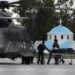 Super Puma της ΠΑ …Μετέφερε 60χρονο τραυματία απο το Άγιο Όρος στο 424ΓΣΝΕ (video)