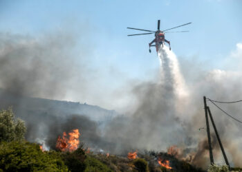 Πυρκαγιά ξέσπασε στην Κοζάνη …Επιχειρούν και 2 Ελικόπτερα