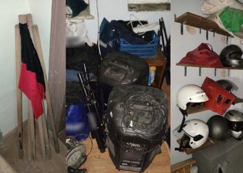 Κοντάρια, κράνη, σιδερογροθιά βρήκε η ΕΛ.ΑΣ  στη Libertatia…4 συλλήψεις