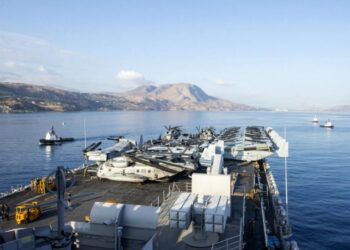 Κατέπλευσε στη Σούδα το αμφίβιο επιθετικό πλοίο των ΗΠΑ ” USS WASP “….Μετά την επίθεση των Τούρκων στη Σμύρνη