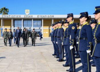 Τελετή εγκαινίων του Μνημείου Πεσόντων Αξιωματικών Ευελπίδων