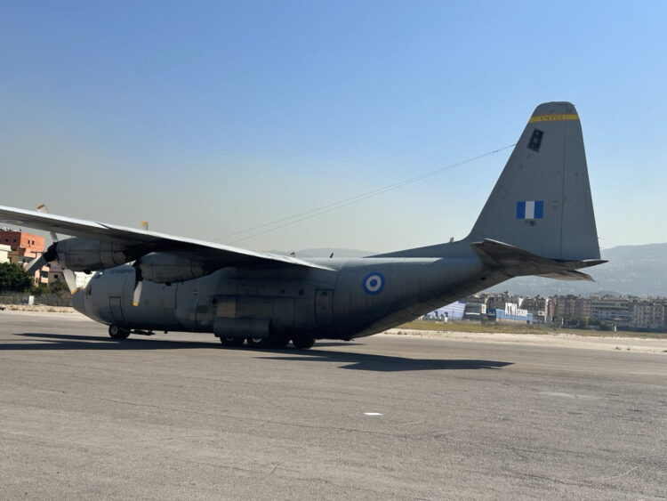 Στον Λίβανο ελληνικό C-130 με ανθρωπιστική βοήθεια