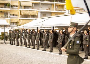 Ορκωμοσία Πρωτοετών Σπουδαστών Τάξεως 2027 της Σχολής Μονίμων Υπαξιωματικών(vid)