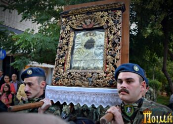 Τὴν Ἱερὰ Εἰκόνα τῆς Ὑπεραγίας Θεοτόκου, τῆς Χοζοβιωτίσσης….Υποδέχεται ο Ι.Ν Αγίου Παντελεήμνος Πεύκης