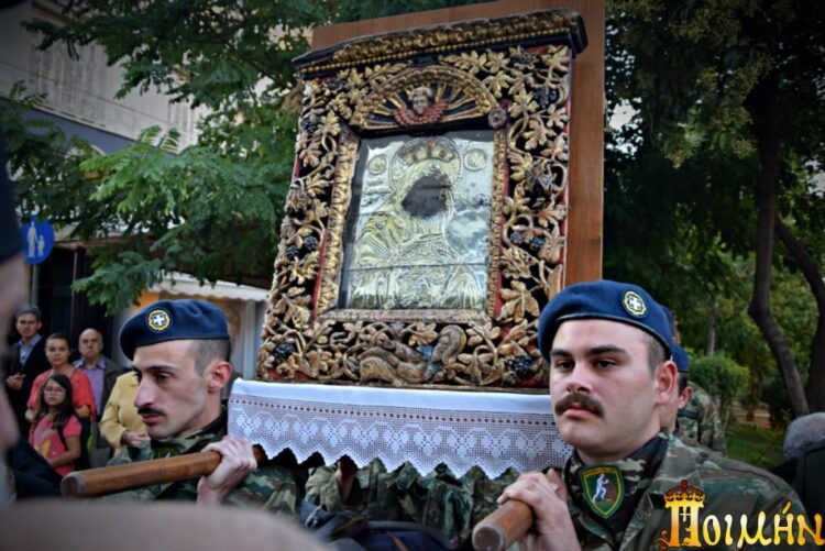 Τὴν Ἱερὰ Εἰκόνα τῆς Ὑπεραγίας Θεοτόκου, τῆς Χοζοβιωτίσσης….Υποδέχεται ο Ι.Ν Αγίου Παντελεήμνος Πεύκης