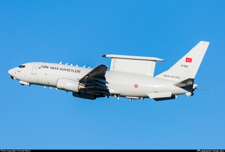 Τουρκικό E-7T /c/s HVK42 σε περιπολία  στην Μαύρη Θάλασσα (χάρτης)