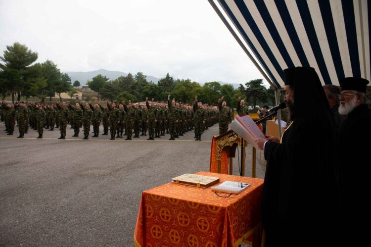 Ορκωμοσία ΣΤ’ ΕΣΣΟ 2024 στο Στρατόπεδο της Καλαμάτας