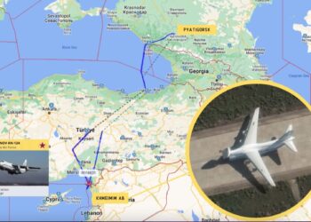 Νέα πτήση Ρωσικού Antonov (An-124) απο τη Συρία στη Ρωσία