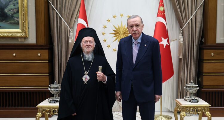 Συνάντηση Βαρθολομαίου – Ερντογάν στην Αγκυρα